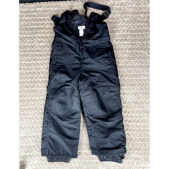 CIRCO‎ Snow Bib KID 4T Black Snowsuit Adjustable Long Pants Insulated - Picture 1 of 6